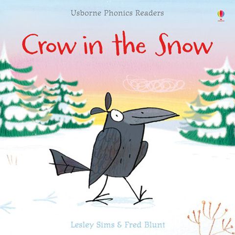 Crow in the snow