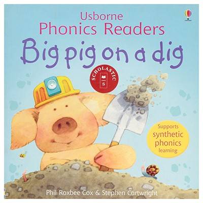 Big pig on a dig